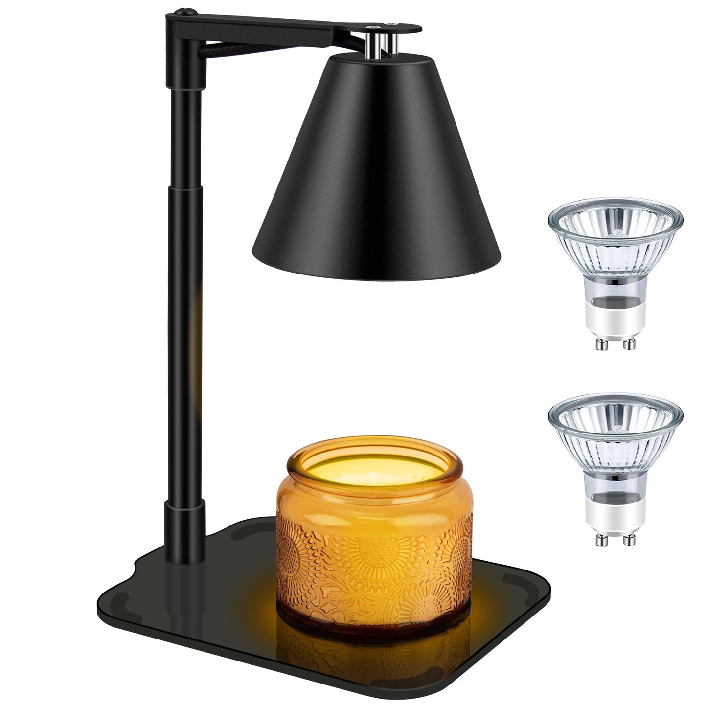Candle Warmer Lamp Dimmable With Timer, Height Adjustable Set