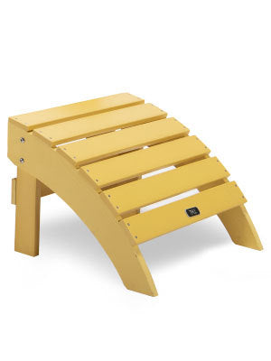 All-Weather Adirondack Ottoman Outdoor Footstool
