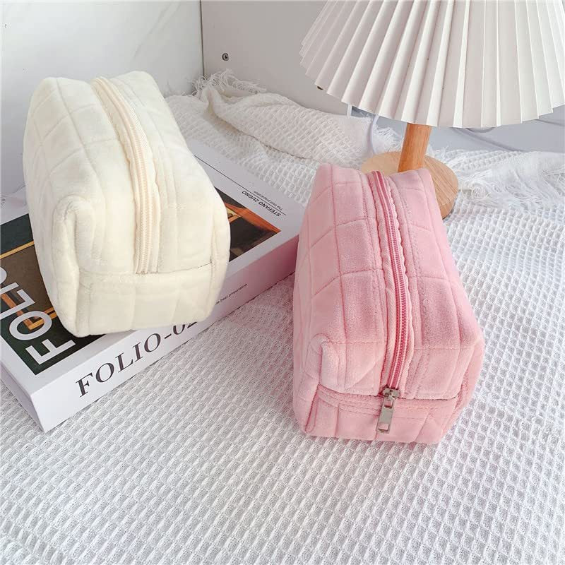Plush Makeup Toiletry Travel Bag