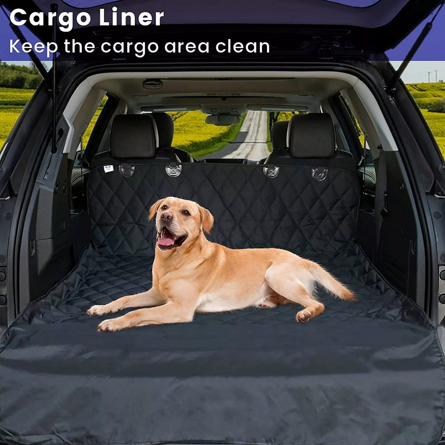 Waterproof Durable Rear Car Travel Pet Dog Seat Cover