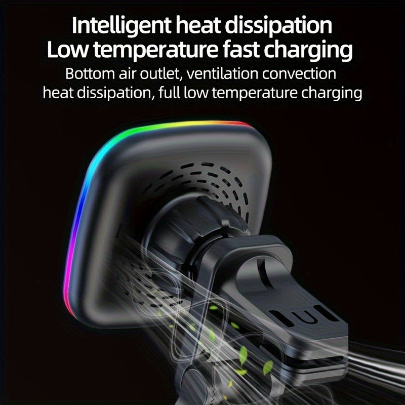 15W Wireless Car Charger – Magnetic Air Vent Mount