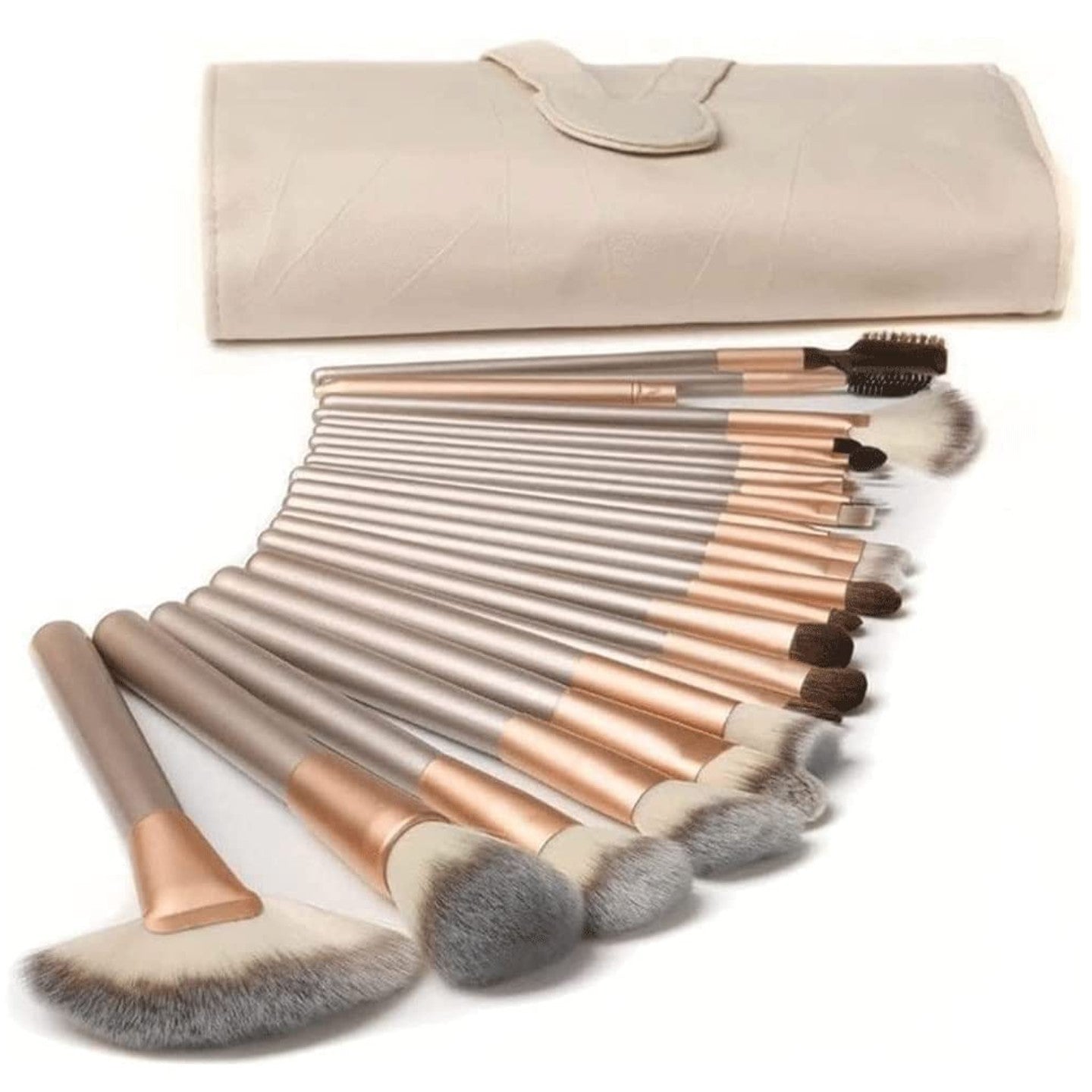 24 Pcs Professional Makeup Brushes With Bag Set