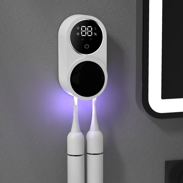 UV Sterilization Hand-wave Open Toothbrush Holder