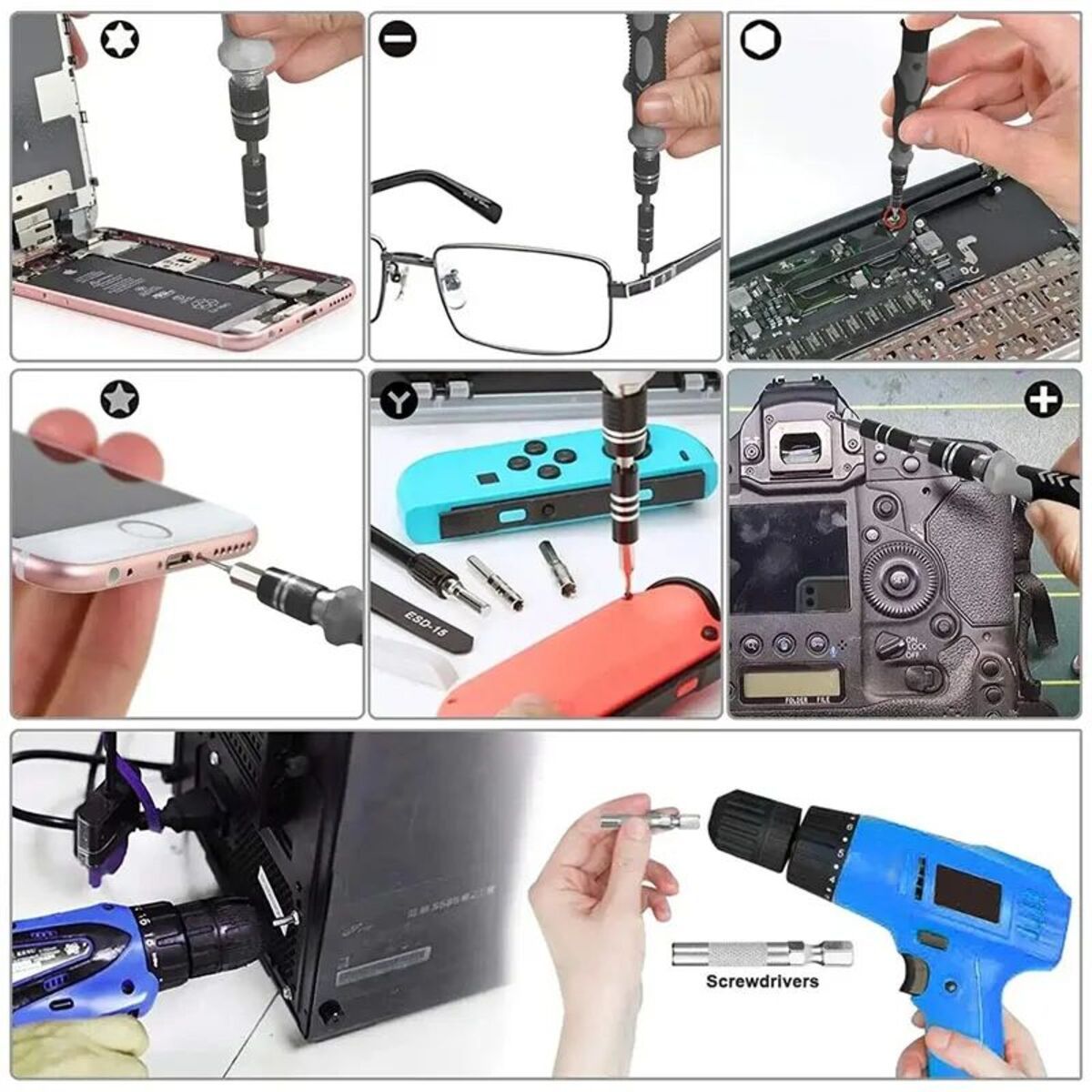 Precision Screwdriver Magnetic Repair Tool Set