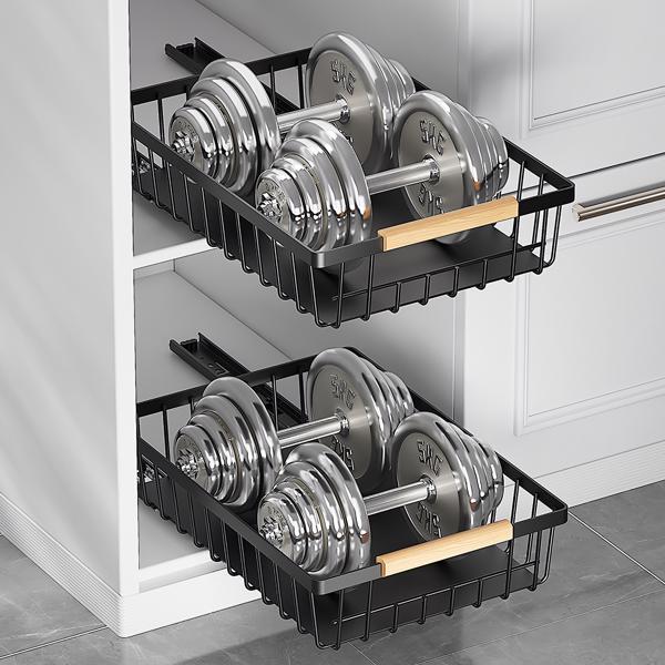 Pull-Out Cabinet Organizer – Heavy-Duty Slide-Out Storage