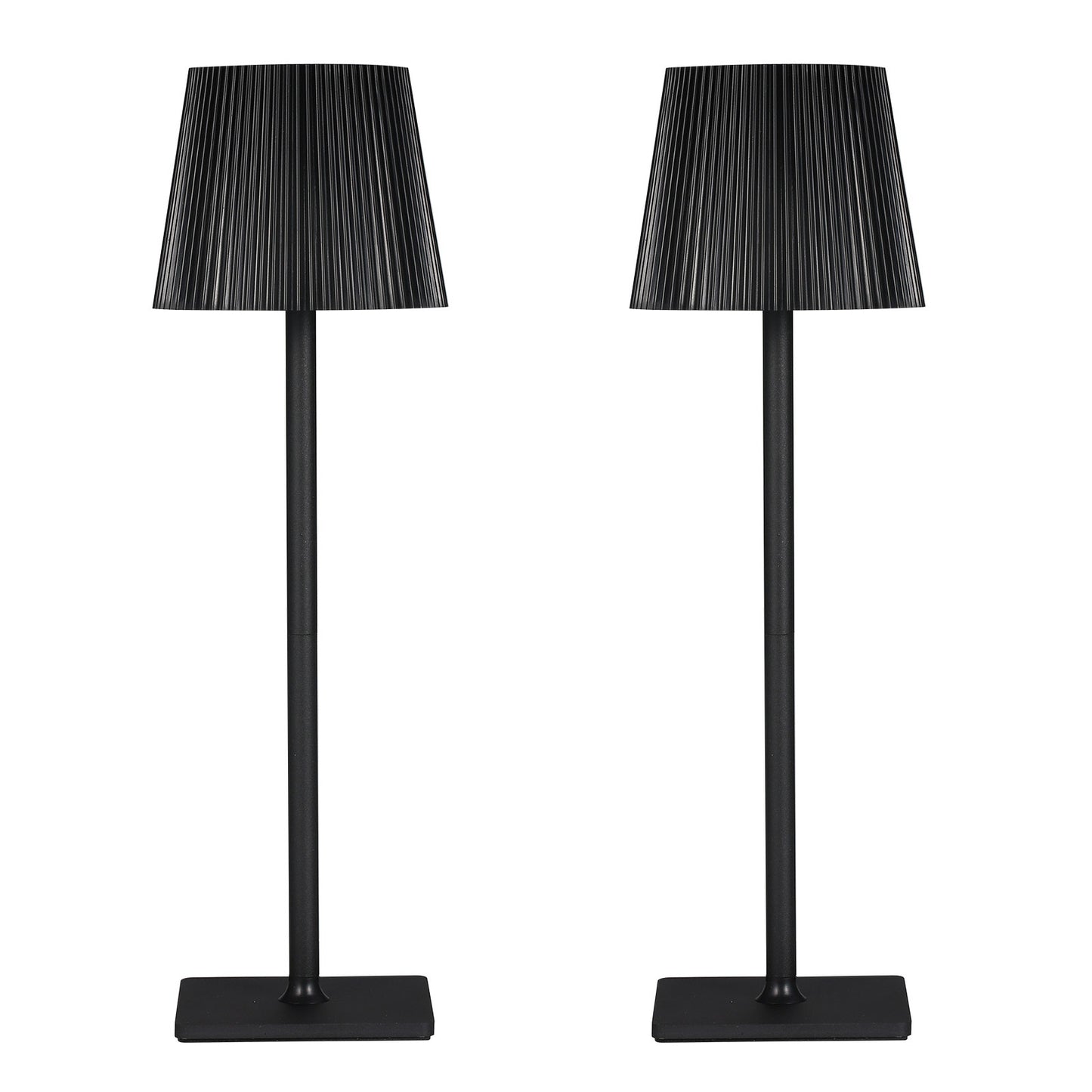2-Pack LED Touch Control Table Lamps – Dimmable & Rechargeable