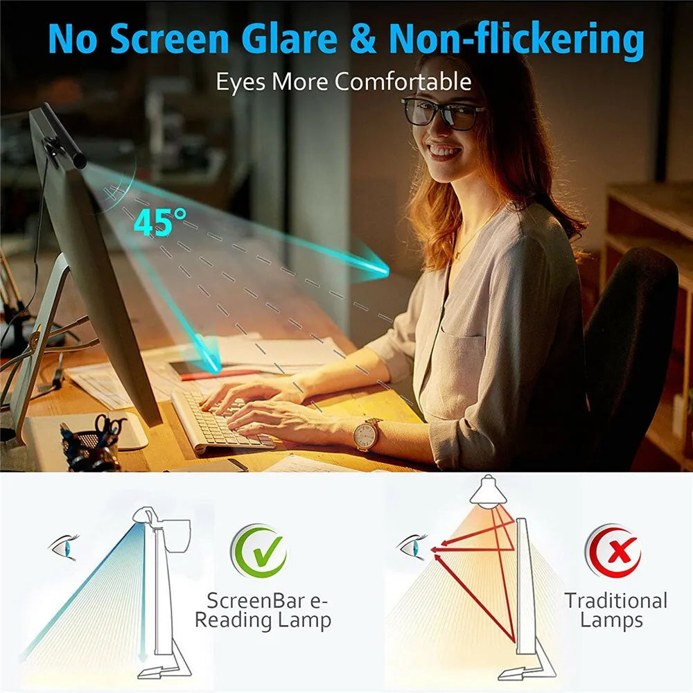 Adjustable Computer Monitor LED Light Bar USB