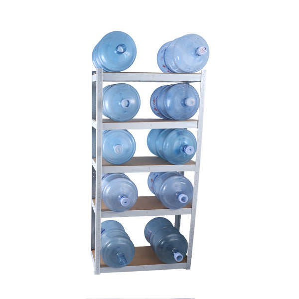 5-Tier Adjustable Metal Shelving Unit – Heavy-Duty Garage & Utility Rack