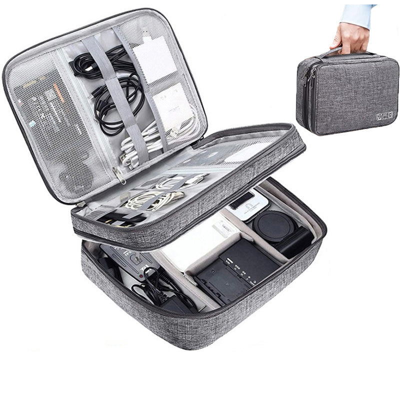 Waterproof Electronics Accessories Cable Organizer Case