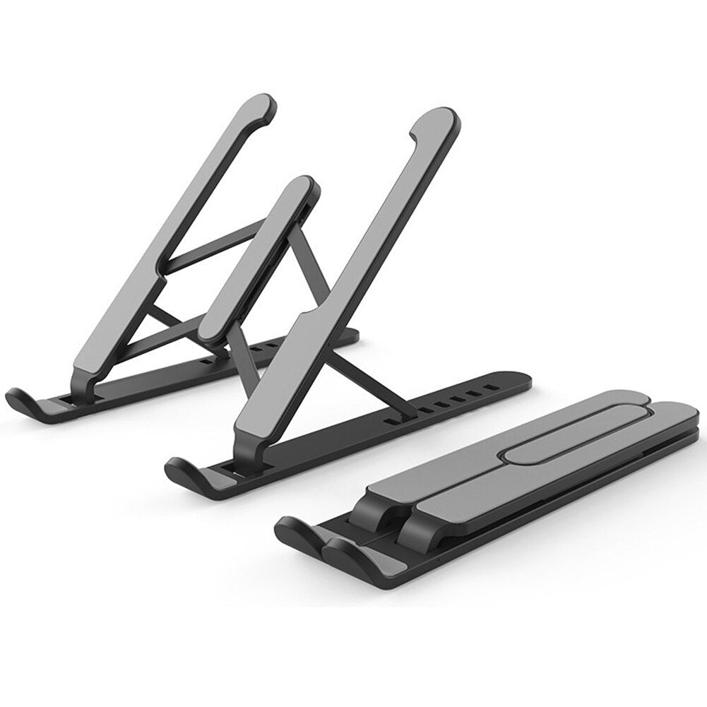 Aluminum Laptop Cooling Stand 6 Height Modes 11-17 Inch
