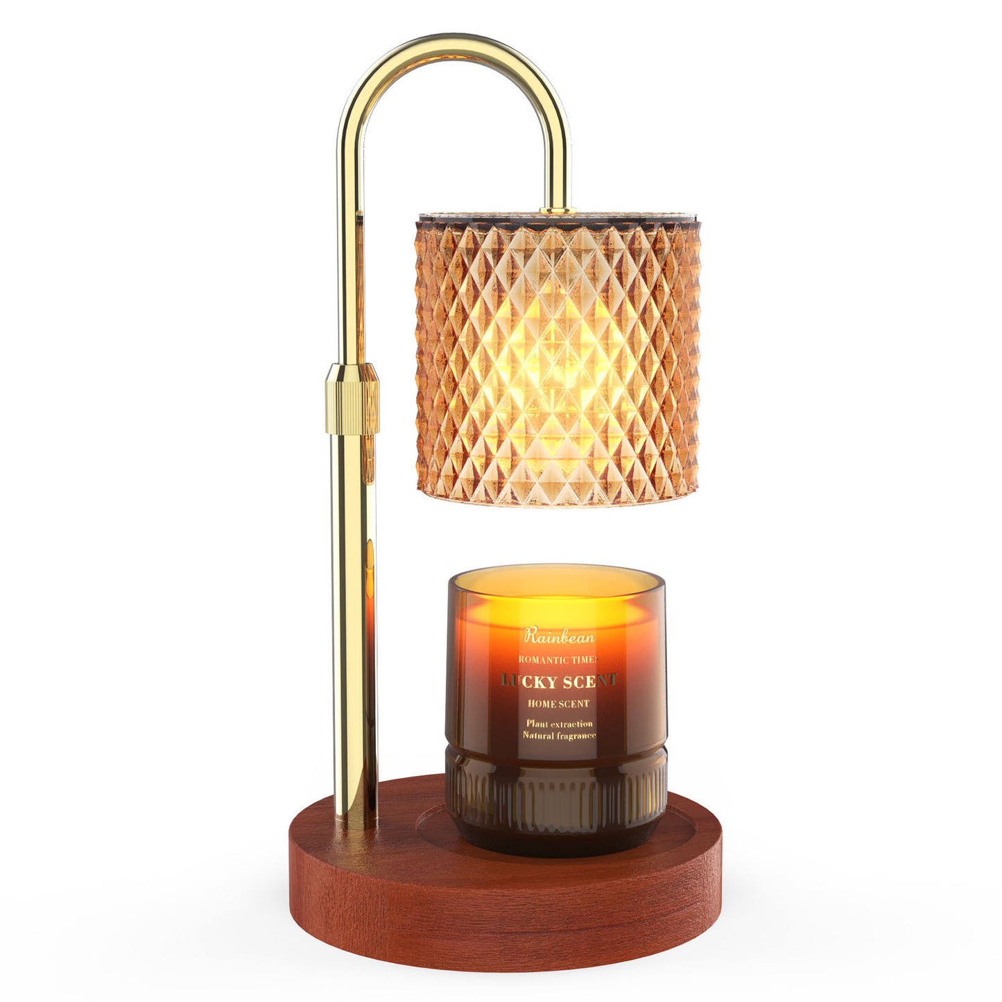 Candle Warmer Lamp Dimmable With Timer, Height Adjustable Set