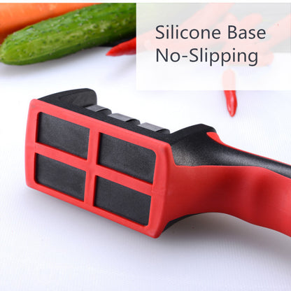 3 Stage Knife Sharpener Whetstone Tungsten Ceramic