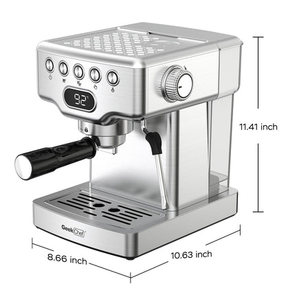 20 Bar Espresso Machine Filter & Frother Set 1.8L