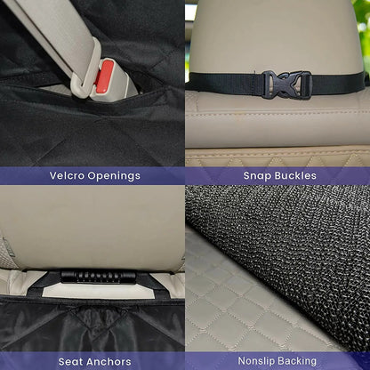 Waterproof Durable Rear Car Travel Pet Dog Seat Cover