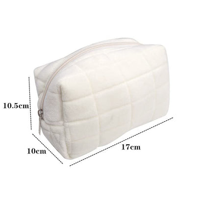 Plush Makeup Toiletry Travel Bag