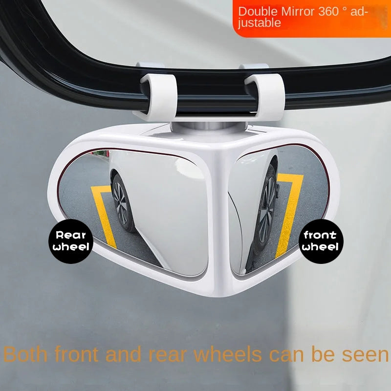 Wide Double-Sided Car Reversing Blindspot Mirror
