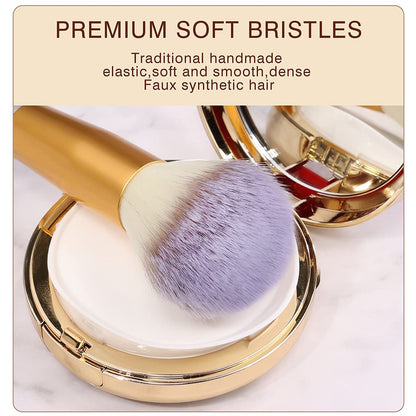 24 Pcs Professional Makeup Brushes With Bag Set