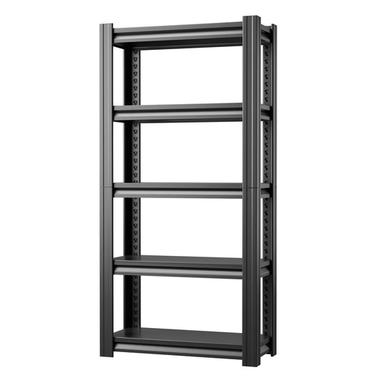 72" Heavy-Duty 5-Tier Adjustable Metal Garage Storage Shelves