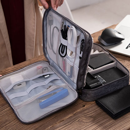 Waterproof Electronics Accessories Cable Organizer Case