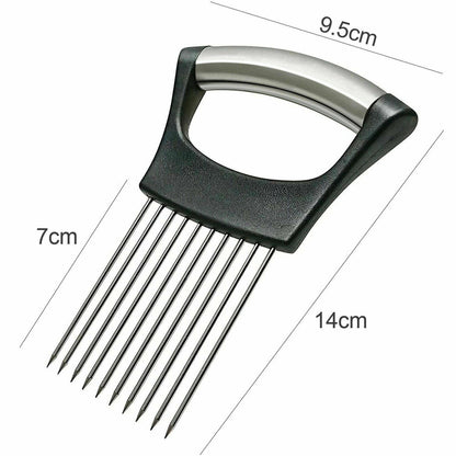 Stainless Steel Food NonSlip Holder Slicer