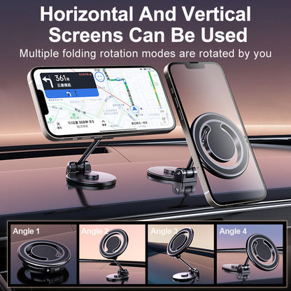 Military-Grade Magnetic Car Phone Holder – Strong Suction & 360° Adjustable Mount