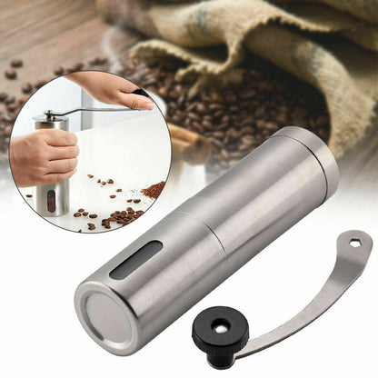 Stainless Steel Crank Coffee Beans/Spices Burr Grinder