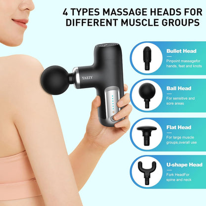 Quiet Mini Powerful Massage Gun Set